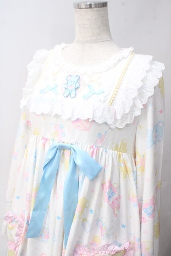 画像3: DOLLS PARTY / ANIMAL KINDERGARTEN ワンピース M 白 Y-25-06-01-149-EL-OP-SZ-ZY (3)