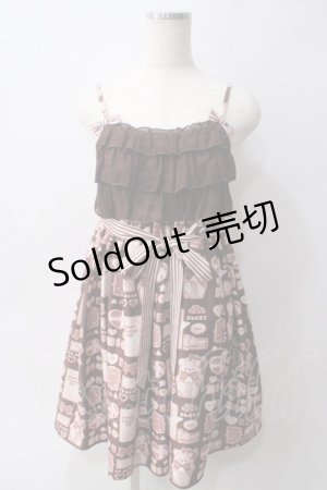 画像: Doll Paradise / チョコレート×クッキージャンパースカート M ブラウン Y-25-06-01-154-LO-OP-SZ-ZY