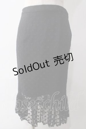 画像: Honey Cinnamon / ハートチュールマーメイドスカート M 黒 Y-25-06-01-176-LO-SK-SZ-ZY
