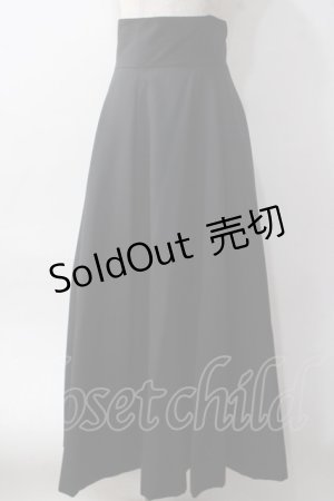画像: BPN / 後ろバッスルロングスカート M 黒 Y-25-06-01-185-GO-SK-SZ-ZY