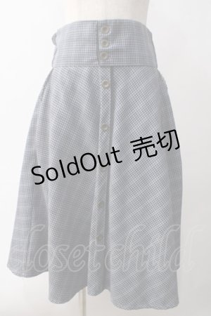 画像: axes femme / コルセット風ベルトスカート M 紺 Y-25-06-01-197-AX-SK-SZ-ZT166