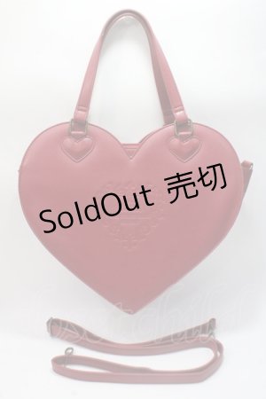 画像: BABY,THE STARS SHINE BRIGHT / Heart BAG  エンジ Y-25-06-01-030-BA-AC-SZ-ZY