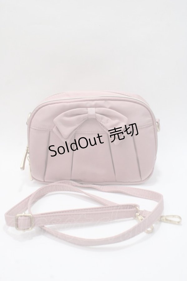 画像1: m petit by misako / AMリボンショルダーウォレットSLD  中桃 Y-25-06-01-033-LO-BG-SZ-ZY (1)