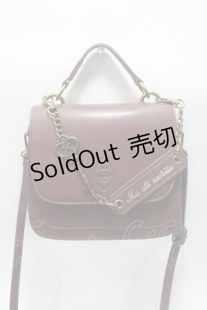 画像: axes femme / 鍵×チェーンポシェット  茶 Y-25-06-01-038-AX-BG-SZ-ZY
