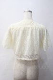 画像4: axes femme / レースシフォンボレロ  キナリ Y-25-06-03-047-AX-TO-SZ-ZY (4)