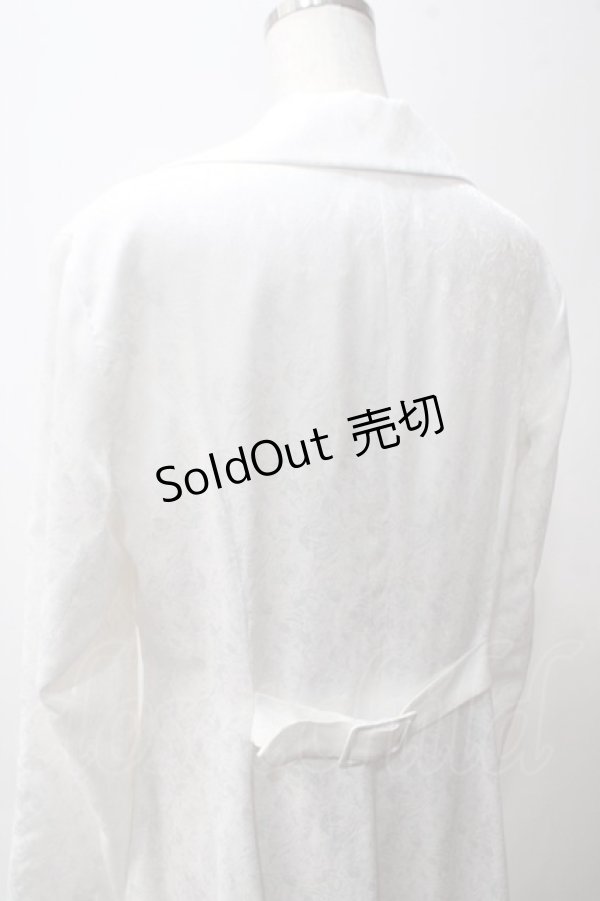 画像4: ATELIER BOZ / エタニティーロングローランドジャケット  ホワイト Y-25-06-03-069-EL-JA-SZ-ZY (4)