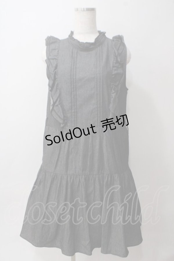 画像1: axes femme POETIQUE / ノースリワンピース  グレー Y-25-06-03-077-AX-OP-SZ-ZY (1)