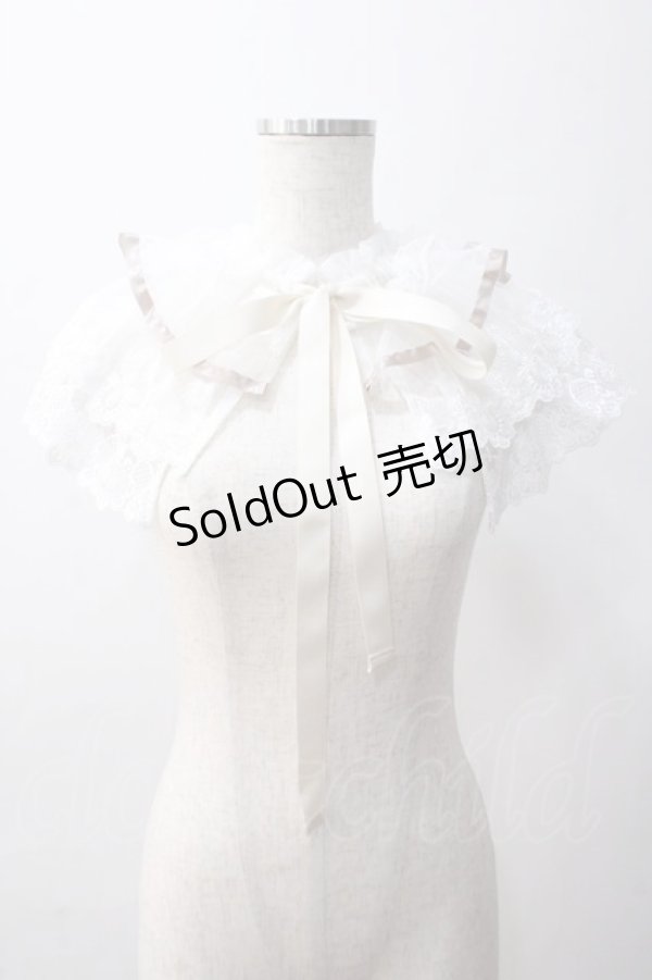 画像1: axes femme / マルチＷＡＹレース付け襟  キナリ Y-25-06-03-011-AX-ZA-SZ-ZY (1)