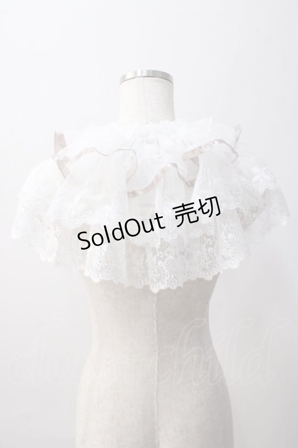 画像2: axes femme / マルチＷＡＹレース付け襟  キナリ Y-25-06-03-011-AX-ZA-SZ-ZY (2)