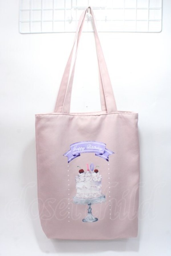 画像2: axes femme kawaii / 10thアニバーサリーバッグ 280×50×360mm ピンク Y-25-06-03-013-AX-BG-SZ-ZY (2)