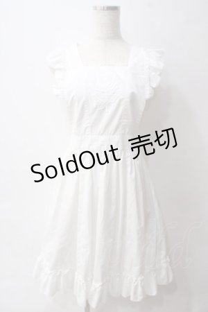 画像: Innocent World / ローズレースアリスエプロン M ホワイト Y-25-06-03-103-IW-OP-SZ-ZY