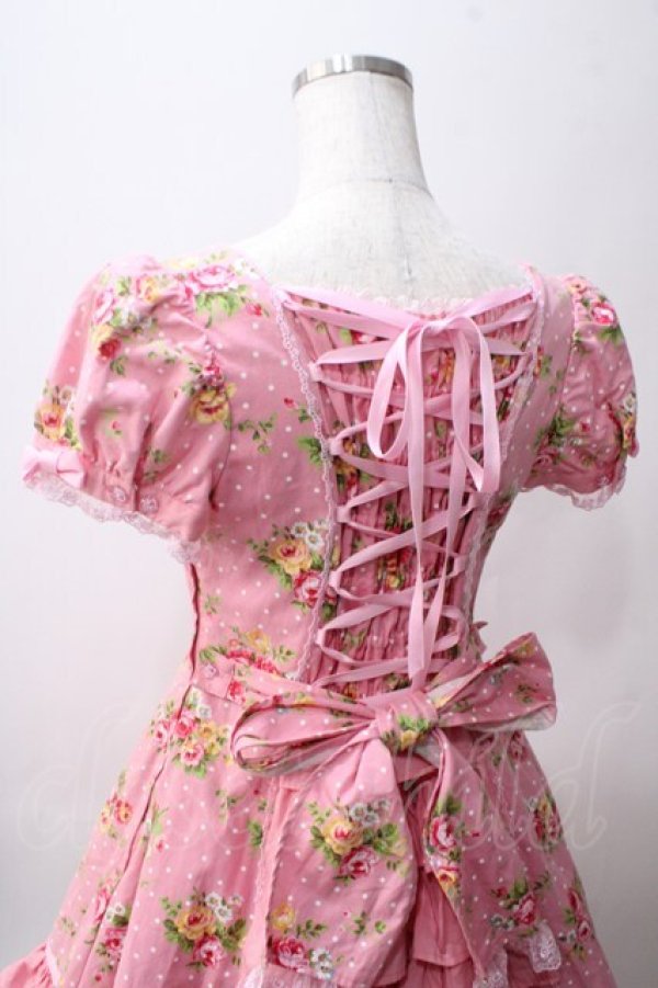 画像5: Angelic Pretty / ローズアフタヌーンワンピース  ピンク Y-25-06-03-110-AP-OP-SZ-ZY (5)