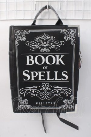 画像: KILL STAR / book of spells backpack  黒 Y-25-06-03-015-PU-BG-SZ-ZY