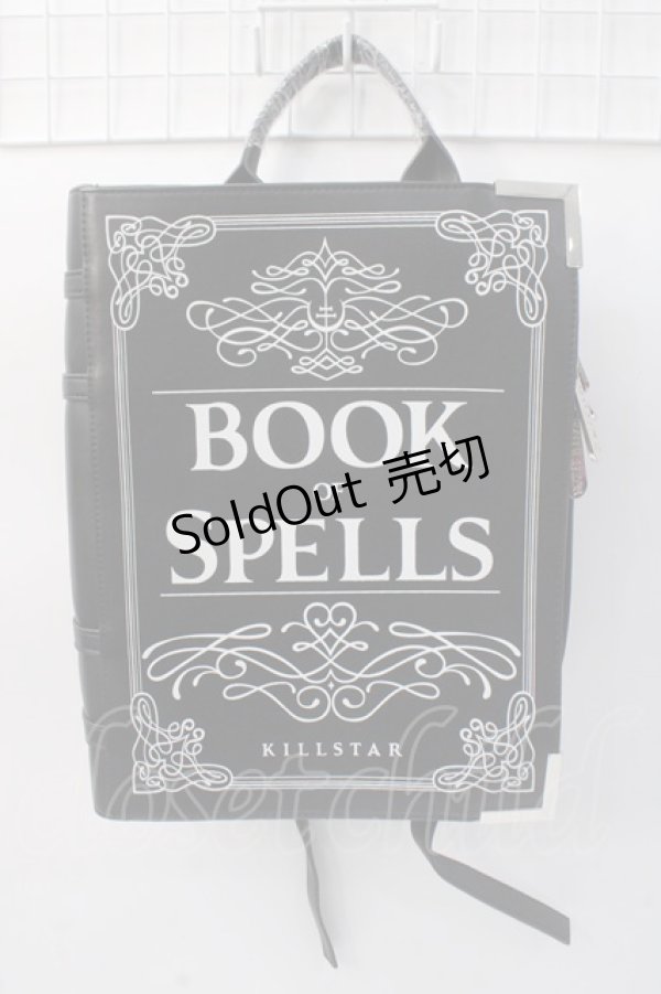 画像1: KILL STAR / book of spells backpack  黒 Y-25-06-03-015-PU-BG-SZ-ZY (1)