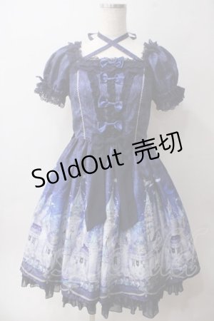 画像: Angelic Pretty / Castle Mirageワンピース  紺 Y-25-06-03-113-AP-OP-SZ-ZY