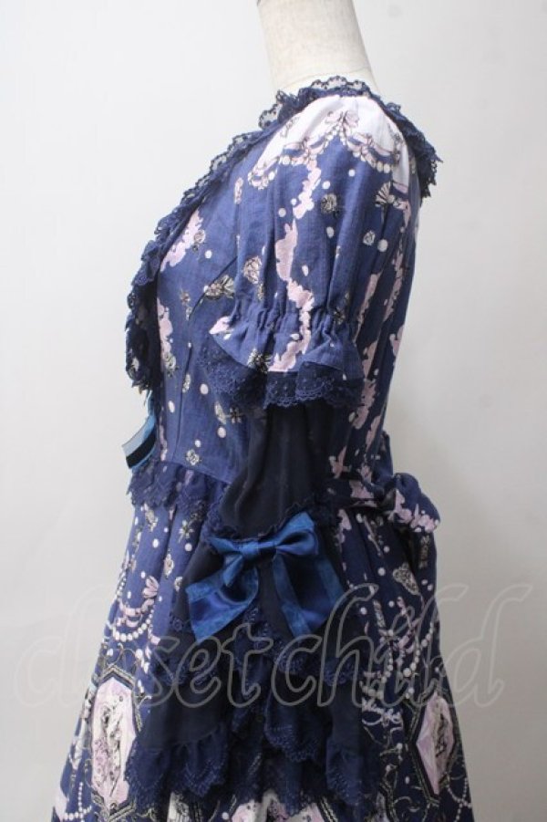 画像5: BABY,THE STARS SHINE BRIGHT / Sweet Jewelry Princess ワンピース  ネイビー Y-25-06-03-114-BA-OP-SZ-ZY (5)