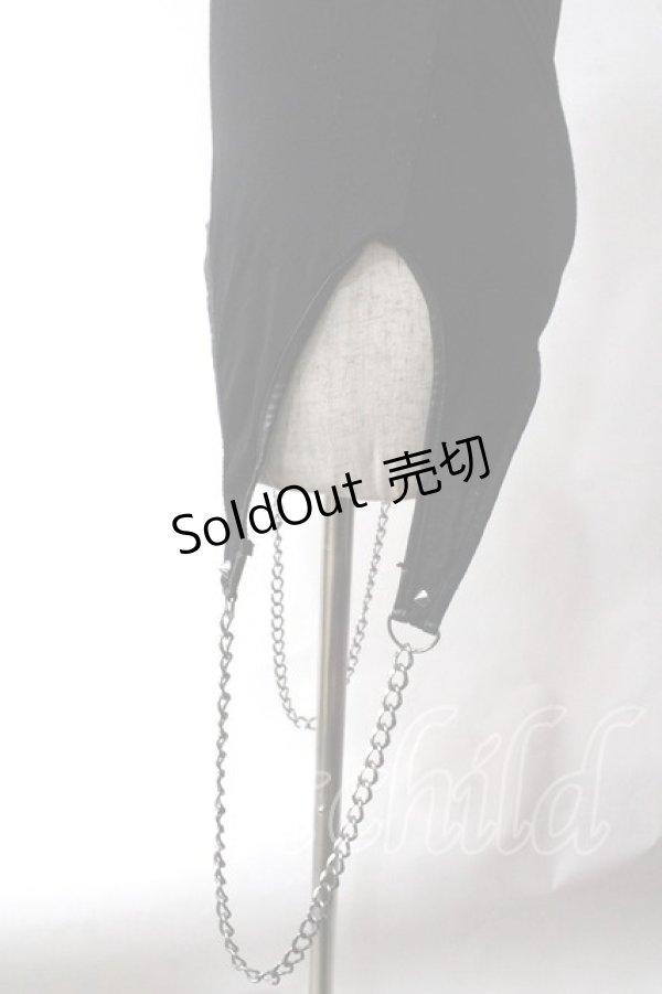 画像3: GLAD NEWS / チェーン付きタンクトップ R 黒 Y-25-06-03-119-GL-TO-SZ-ZY (3)