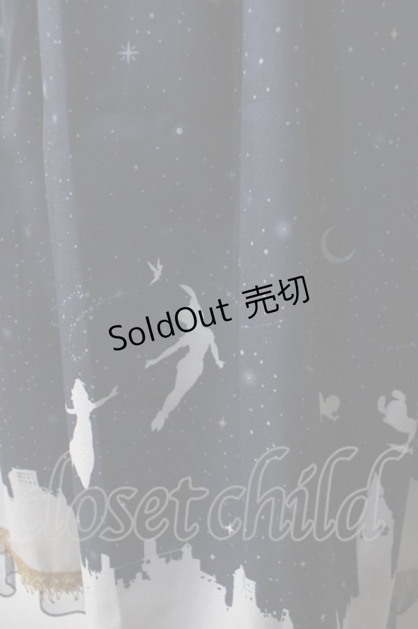 画像3: axes femme / ピーター・パン/プリントスカート F 紺 Y-25-06-03-121-AX-SK-SZ-ZT166 (3)