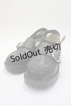 画像: axes femme POETIQUE / 厚底ローファー M 黒 Y-25-06-03-024-AX-SH-SZ-ZY