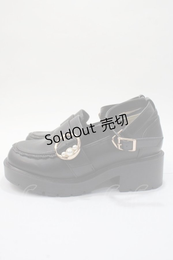画像2: axes femme POETIQUE / 厚底ローファー M 黒 Y-25-06-03-024-AX-SH-SZ-ZY (2)