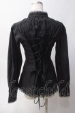 画像2: ATELIER PIERROT / Calmato Blouse  黒 Y-25-06-03-025-EL-BL-SZ-ZY (2)