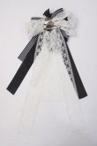 画像2: Physical Drop / リボンブローチ  黒 Y-25-06-03-004-LO-ZA-SZ-ZT150-F002 (2)