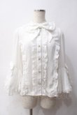 画像1: axes femme kawaii / 姫袖7分丈ブラウス M 白 Y-25-06-03-032-AX-BL-SZ-ZY (1)