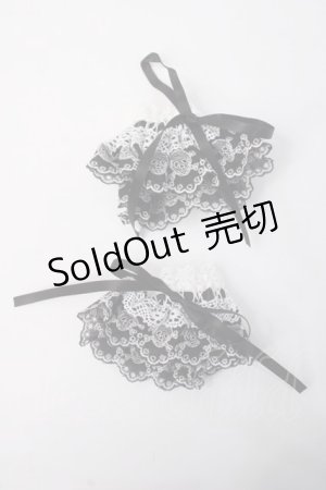 画像: GOTH / 髑髏レースお袖とめ   Y-25-06-03-005-GO-ZA-SZ-ZY