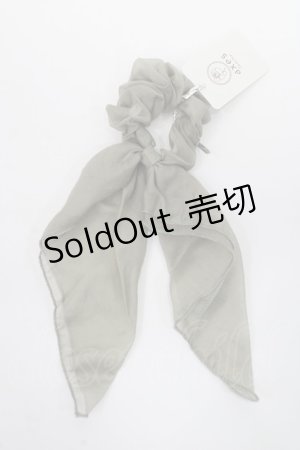 画像: axes femme / リボンシュシュ  グリーン Y-25-06-06-005-AX-ZA-SZ-ZY