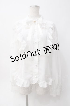 画像: Angelic Pretty / Sweet Actressブラウス  白 Y-25-06-06-042-AP-BL-SZ-ZY