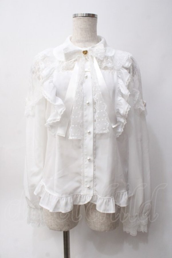 画像1: Angelic Pretty / Sweet Actressブラウス  白 Y-25-06-06-042-AP-BL-SZ-ZY (1)