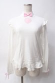 画像1: Angelic Pretty / Lovely Heartタートルネックカットソー  ホワイト Y-25-06-06-061-AP-TO-SZ-ZY (1)