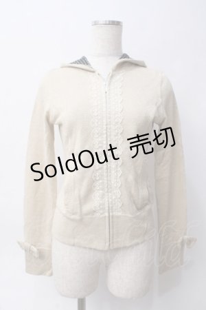 画像: Emily Temple cute / フロントレースリボンパーカー M ゴールド Y-25-06-06-072-ET-TO-SZ-ZT456