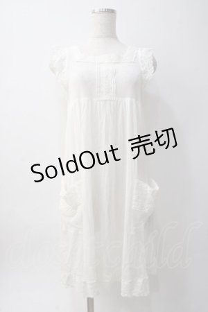 画像: Jane Marple / ドットチュールエプロン M 生成り Y-25-06-06-089-JM-OP-SZ-ZY