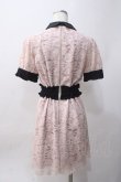 画像2: Swankiss / DB bijou lace O/P F ピンク Y-25-06-06-098-CA-OP-SZ-ZY (2)