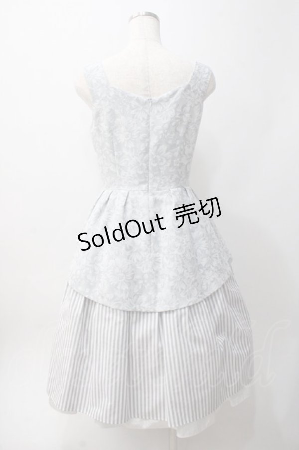 画像2: MILK / バッスルdress  ライトグレー Y-25-06-06-103-ML-OP-SZ-ZY (2)