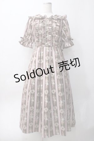 画像: axes femme kawaii / RosyBear柄ワンピース M 茶 Y-25-06-06-121-AX-OP-SZ-ZY