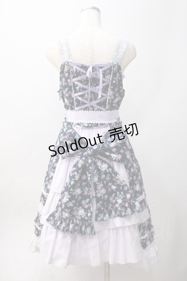 画像3: BABY,THE STARS SHINE BRIGHT / Rose de Rescht ジャンパースカート  紺 Y-25-06-06-122-BA-OP-SZ-ZY (3)