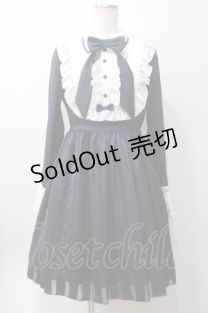 画像: Angelic Pretty / Vintage Doll長袖ワンピース  ネイビー Y-25-06-06-125-AP-OP-SZ-ZY