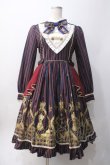 画像1: Angelic Pretty / Checkmateワンピース  ネイビー Y-25-06-06-127-AP-OP-SZ-ZY (1)