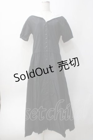 画像: WONDERFUL WORLD / セーラー半袖ブラウス  白 Y-25-06-06-129-LO-BL-SZ-ZY
