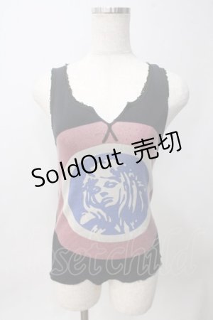 画像: HYSTERIC GLAMOUR / サークルガールptタンクトップ F 黒 Y-25-06-06-138-PU-TO-SZ-ZY