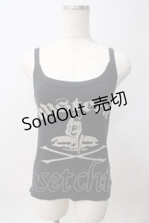 画像: HYSTERIC GLAMOUR / グラフィックタンクトップ F 黒 Y-25-06-06-139-PU-TO-SZ-ZY
