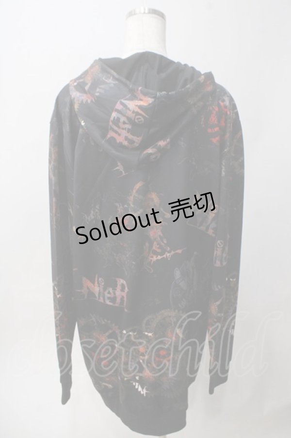 画像2: NieR Clothing / LONG LENGTH ZIP OUTER【Nier GEAR】 F 黒 Y-25-06-06-145-PU-TO-SZ-ZY (2)
