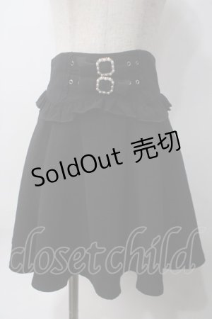 画像: Rojita / ダブルリボンフレアスカート F 黒 Y-25-06-06-149-LO-SK-SZ-ZY