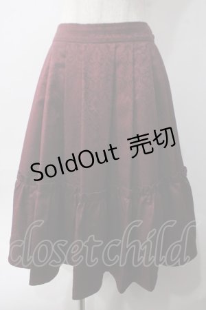 画像: axes femme kawaii / クラシカルスカート M ワイン Y-25-06-06-182-AX-SK-SZ-ZY