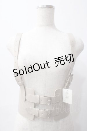 画像: axes femme POETIQUE / ハーネス太ベルト  生成り Y-25-06-06-027-AX-ZA-SZ-ZY