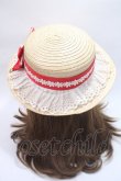 画像3: Angelic Pretty / LovelyマーガレットストローHat  アカ Y-25-06-09-041-AP-AC-SZ-ZT-K011 (3)