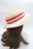 画像4: Angelic Pretty / LovelyマーガレットストローHat  アカ Y-25-06-09-041-AP-AC-SZ-ZT-K011 (4)