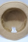 画像4: m petit by misako / TT*AMチュールリボンカンカン帽　 57.5cm 中茶 Y-25-06-09-043-LO-AC-SZ-ZT-K011 (4)